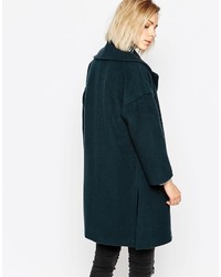 dunkelgrüner Mantel von Helene Berman