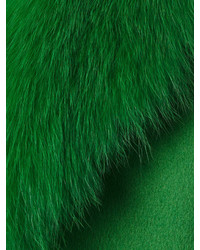 dunkelgrüner Mantel von P.A.R.O.S.H.