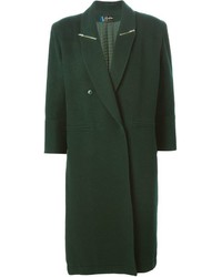 dunkelgrüner Mantel