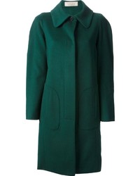 dunkelgrüner Mantel von Nina Ricci