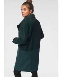 dunkelgrüner Mantel von Only