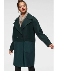 dunkelgrüner Mantel von Only