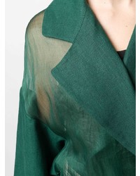 dunkelgrüner Mantel von Loewe