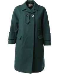 dunkelgrüner Mantel von Sacai
