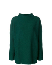 dunkelgrüner Oversize Pullover von Daniela Gregis