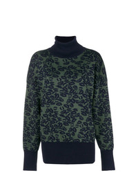 dunkelgrüner Oversize Pullover von Sonia Rykiel