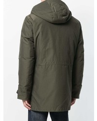 dunkelgrüner Parka von Woolrich