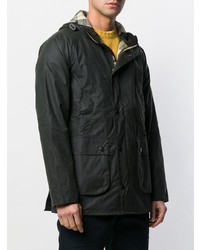 dunkelgrüner Parka von Barbour