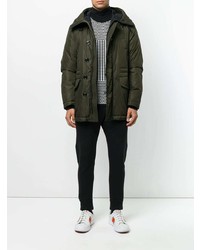 dunkelgrüner Parka von Moncler