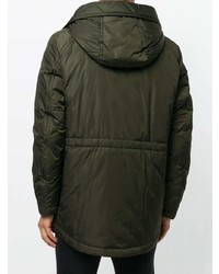 dunkelgrüner Parka von Moncler