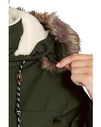 dunkelgrüner Parka von Eddie Bauer