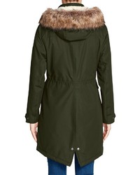 dunkelgrüner Parka von Eddie Bauer