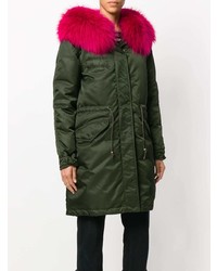 dunkelgrüner Parka von Mr & Mrs Italy