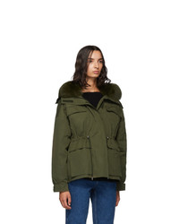 dunkelgrüner Parka von Yves Salomon Army