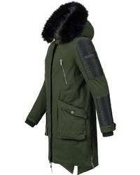 dunkelgrüner Parka von Marikoo