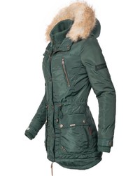 dunkelgrüner Parka von Marikoo