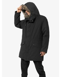 dunkelgrüner Parka von Yves Salomon