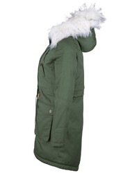 dunkelgrüner Parka von myMo