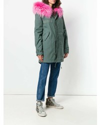 dunkelgrüner Parka von Mr & Mrs Italy