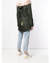 dunkelgrüner Parka von Mr & Mrs Italy