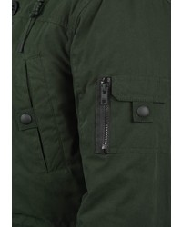 dunkelgrüner Parka von Solid