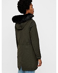 dunkelgrüner Parka von Vero Moda