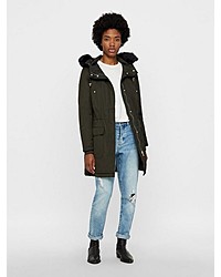 dunkelgrüner Parka von Vero Moda