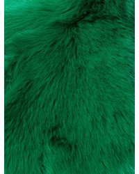 dunkelgrüner Pelz von MSGM