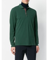 dunkelgrüner Polo Pullover von Etro