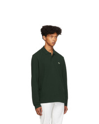 dunkelgrüner Polo Pullover von Lacoste