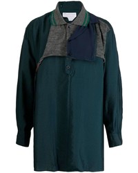 dunkelgrüner Polo Pullover von Kolor