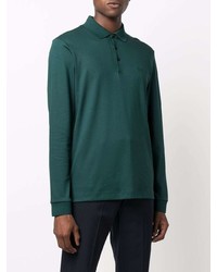 dunkelgrüner Polo Pullover von BOSS HUGO BOSS
