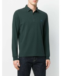 dunkelgrüner Polo Pullover von Etro