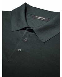 dunkelgrüner Polo Pullover von Ermenegildo Zegna