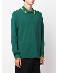 dunkelgrüner Polo Pullover von Etro