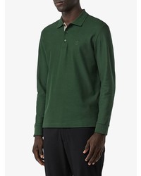 dunkelgrüner Polo Pullover von Burberry
