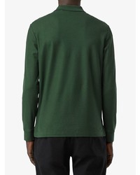 dunkelgrüner Polo Pullover von Burberry