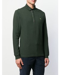 dunkelgrüner Polo Pullover von Etro