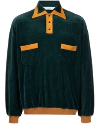 dunkelgrüner Polo Pullover von SASQUATCHfabrix.