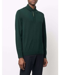 dunkelgrüner Polo Pullover von Paul Smith