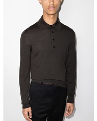 dunkelgrüner Polo Pullover von Tom Ford