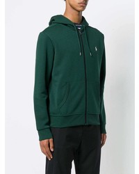 dunkelgrüner Pullover mit einem Kapuze von Polo Ralph Lauren