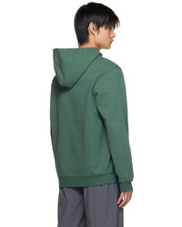 dunkelgrüner Pullover mit einem Kapuze von MAAP