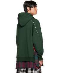 dunkelgrüner Pullover mit einem Kapuze von Kidill