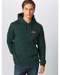 dunkelgrüner Pullover mit einem Kapuze von Iriedaily