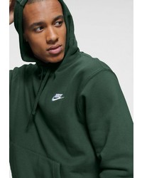 dunkelgrüner Pullover mit einem Kapuze von Nike Sportswear