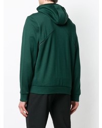 dunkelgrüner Pullover mit einem Kapuze von BOSS HUGO BOSS