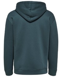 dunkelgrüner Pullover mit einem Kapuze von Selected Homme