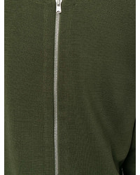 dunkelgrüner Pullover mit einem Kapuze von S.N.S. Herning