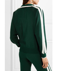 dunkelgrüner Pullover mit einem Reißverschluß von Isabel Marant Etoile